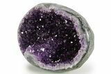 Sparkly Deep-Purple Amethyst Geode - Uruguay #378218-2